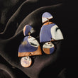 Mel | plum copper black + white mix