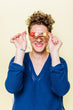ANDY | fuchsia + yellow